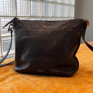 Black Fossil Purse